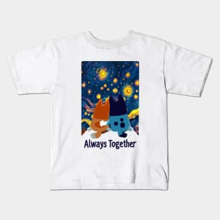 BLUEY ALWAYS TOGETHER Kids T-Shirt